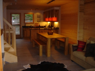 Morgins Chalet Palmer - living room area
